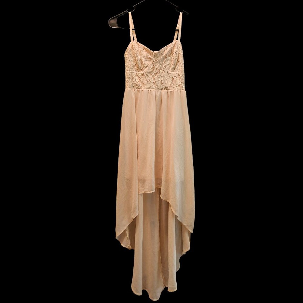 Romantic high low dress